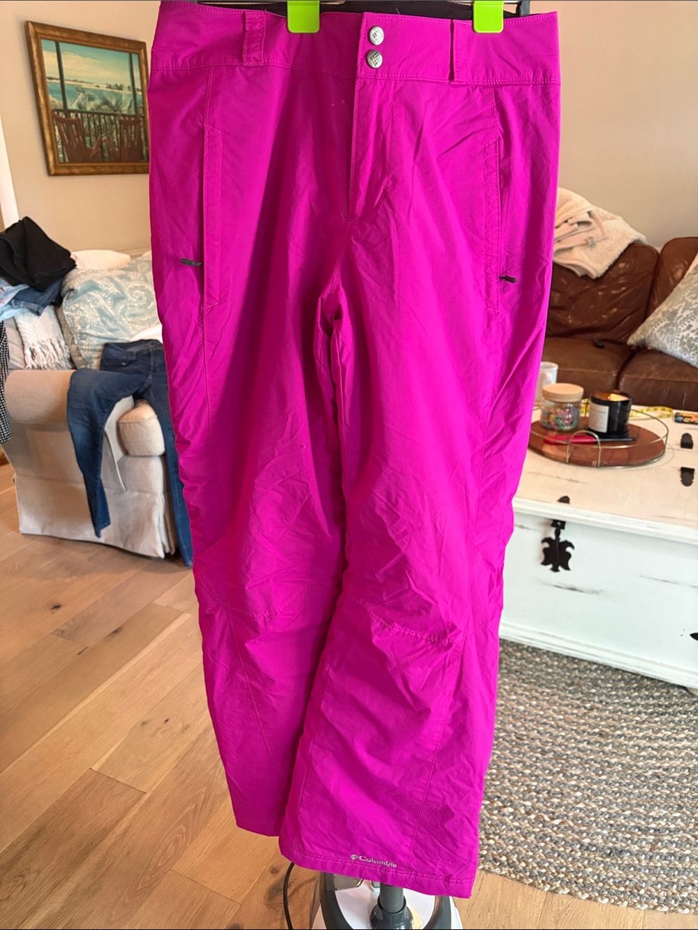 Columbia Bright Fuchsia Pink Snow/Ski Pants
